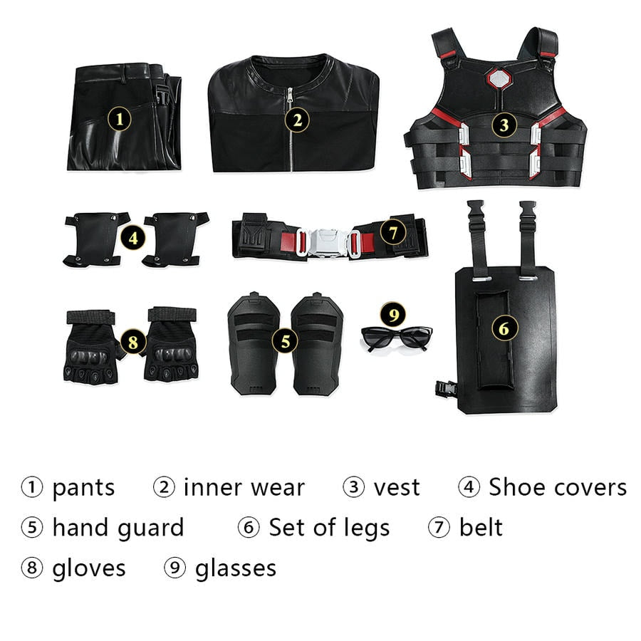 Deadpool 3 Blade Cosplay Costume | Marvel Outfit