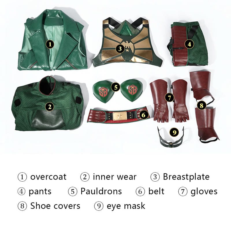 The Boys Vought Rising Soldier Boy Cosplay Costume | TV Series Outfit