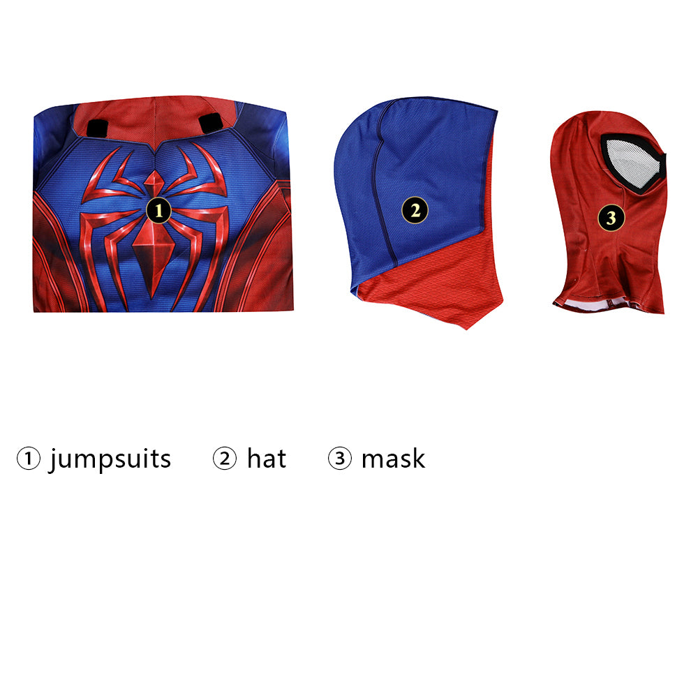 Marvel Spiderman 2 Scarlet III Suit Complete Cosplay Costume Outfit