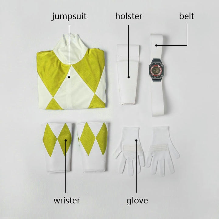 Zyuranger Yellow Male Ranger Cosplay Costume | Superhero Outfit