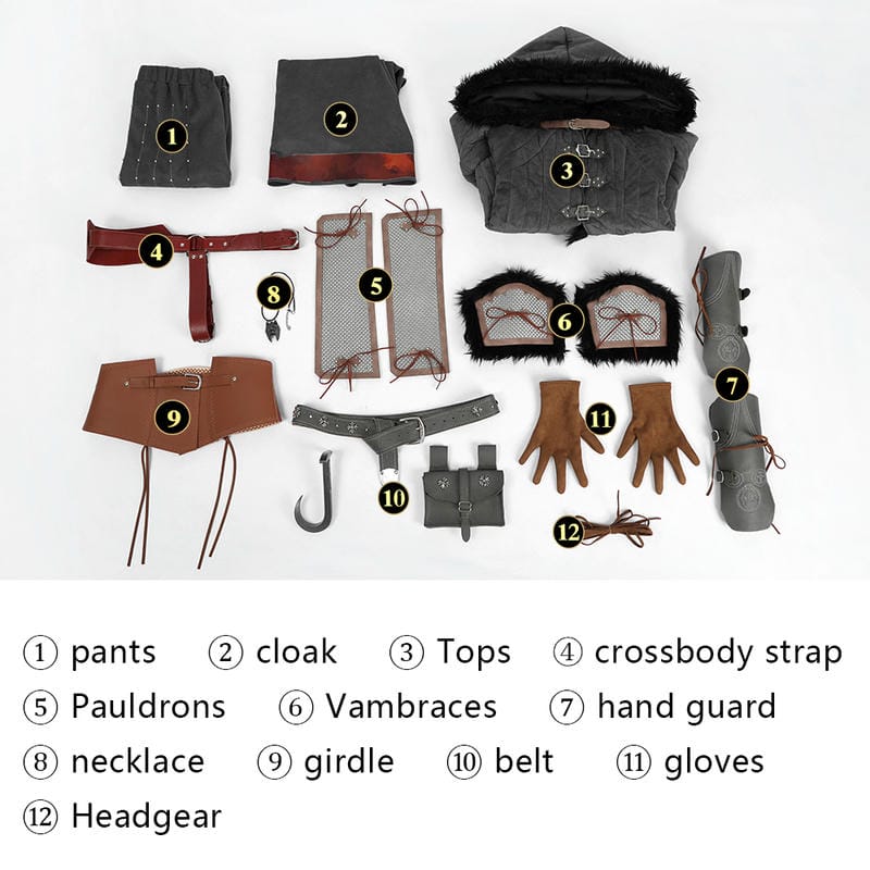 The Witcher 4 Ciri Cosplay Costume | Game Outfit