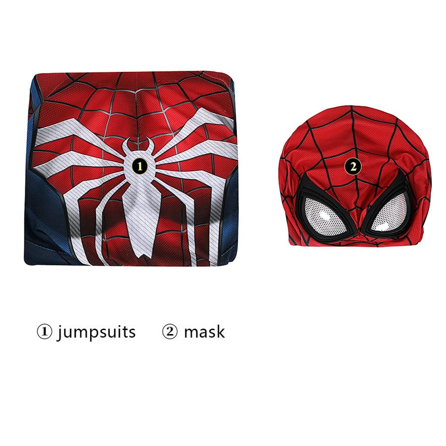 Spider-Man PS5 Advanced Suit 2 Cosplay Costume | Marvel Outfit