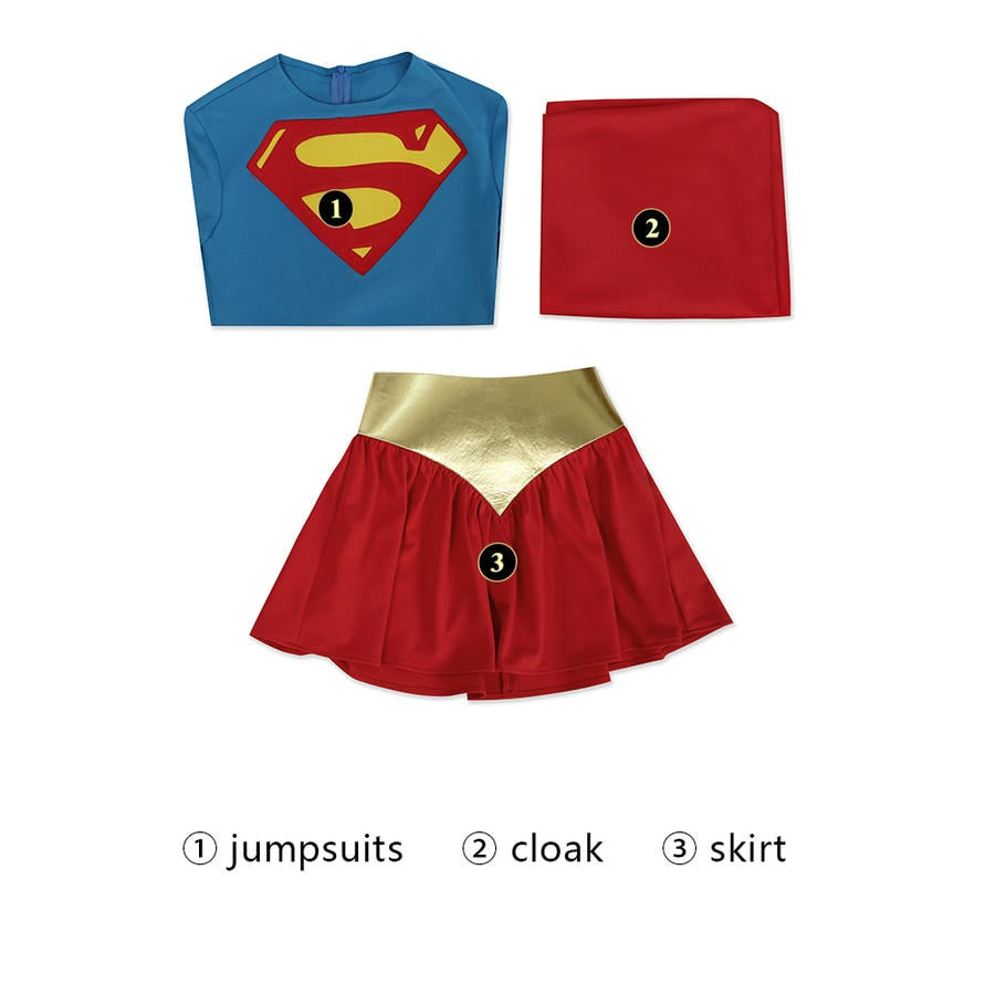 Supergirl Woman of Tomorrow Manga Version Cosplay Costume | DC Outfit