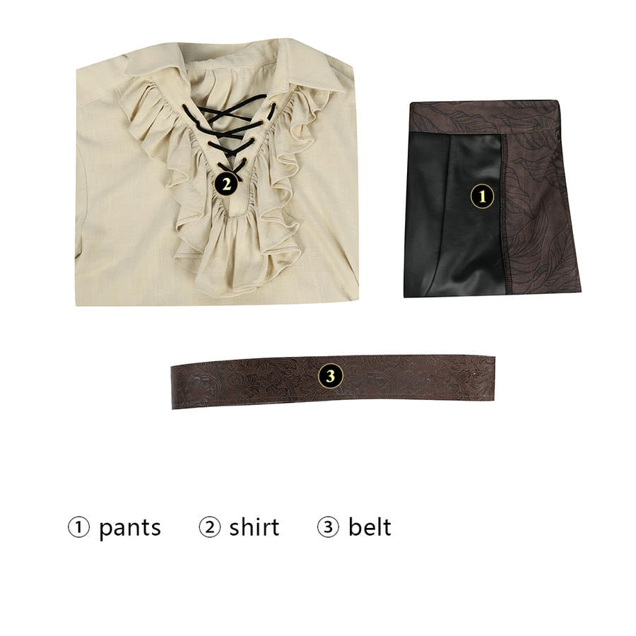 Baldur’s Gate 3 Astarion V2 Cosplay Costume | Gaming Outfit