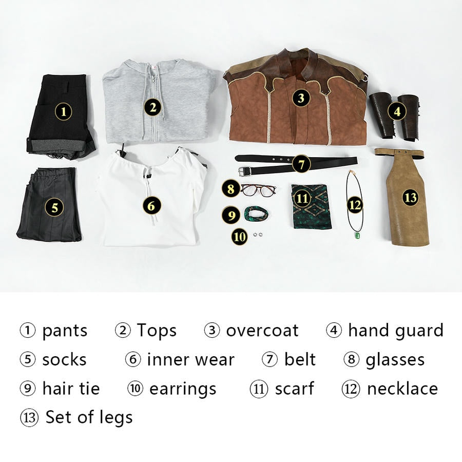 Monster Hunter Wilds Alma Cosplay Costume | Gaming Outfit