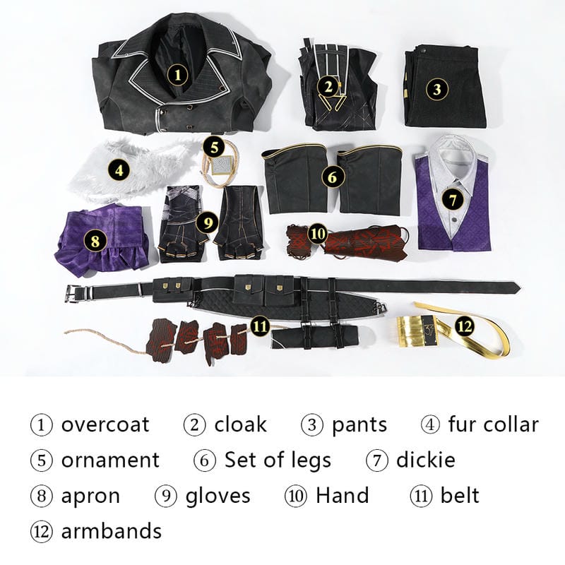 Costume de cosplay de Vilso de Clair Obscur Expedition 33 | Tenue du jeu 