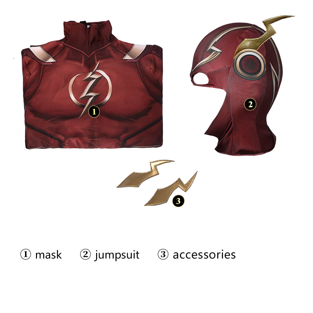 Kids The Flash Injustice 2 Cosplay Costume | DC Outfit