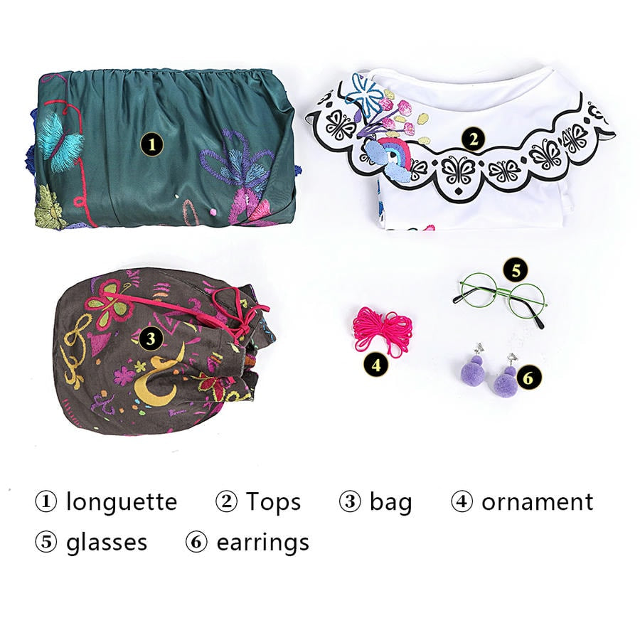 Disney Encanto Cosplay Costume | Movie Outfit