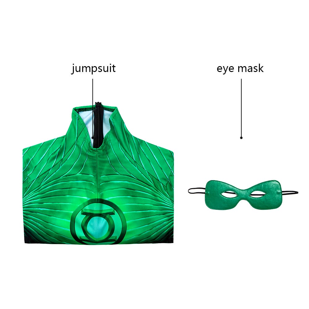 DC Green Lantern Complete Cosplay Costume Outfit