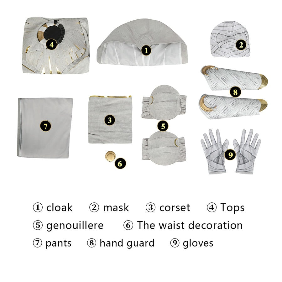 Moon Knight V2 Cosplay Costume | Marvel Outfit