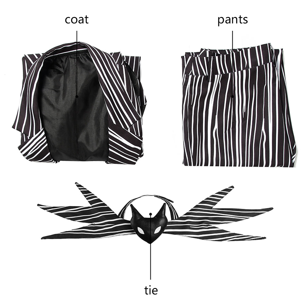 The Nightmare Before Christmas Jack Skellington Cosplay Costume | Movie Outfit
