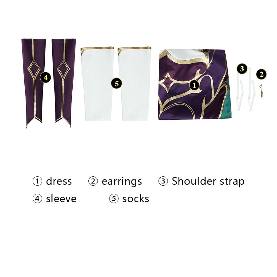 League of Legends Coven Morgana Cosplay Costume | Gaming Outfit