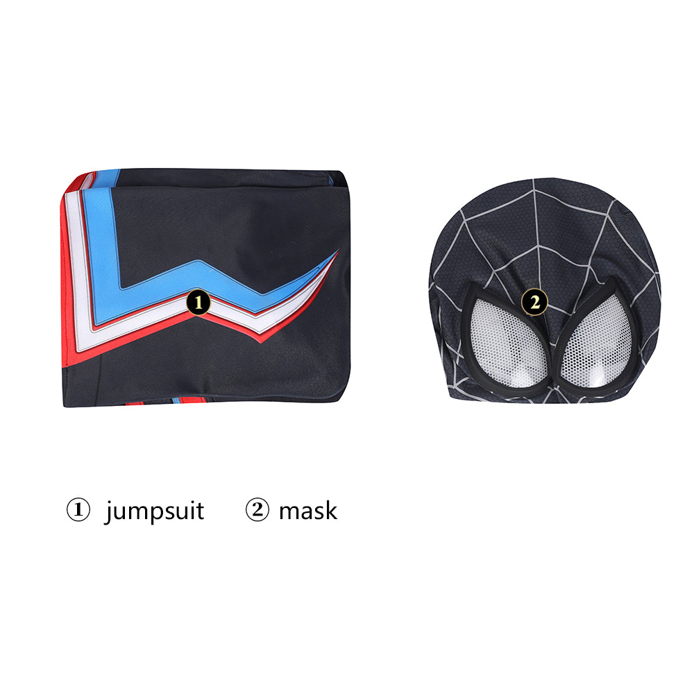 Marvel Spiderman PS5 2099 Suit Complete Cosplay Costume Outfit