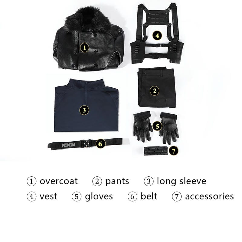 Resident Evil Requiem Leon S. Kennedy Cosplay Costume | Game Outfit
