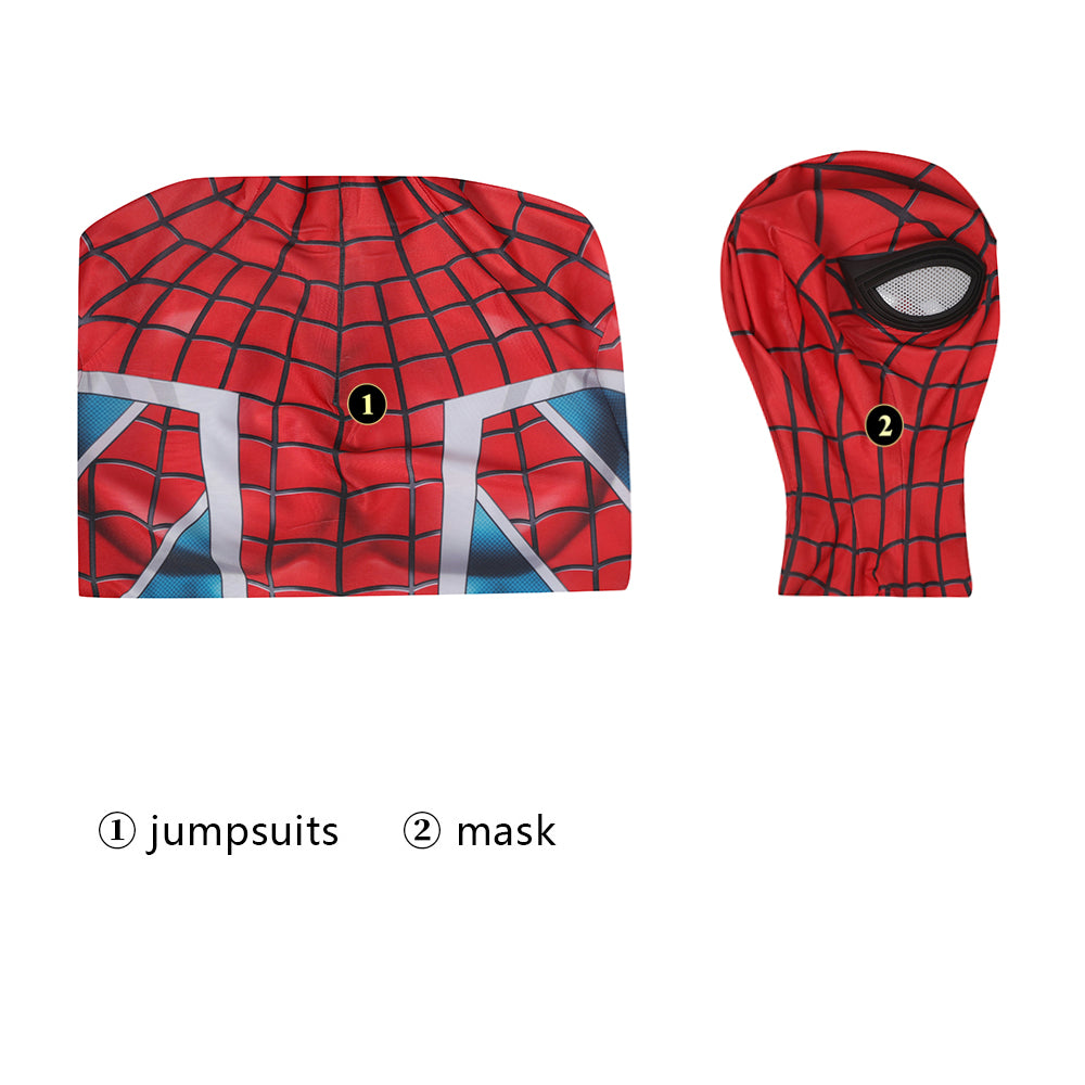 Marvel Spiderman PS5 UK Suit Complete Cosplay Costume Outfit