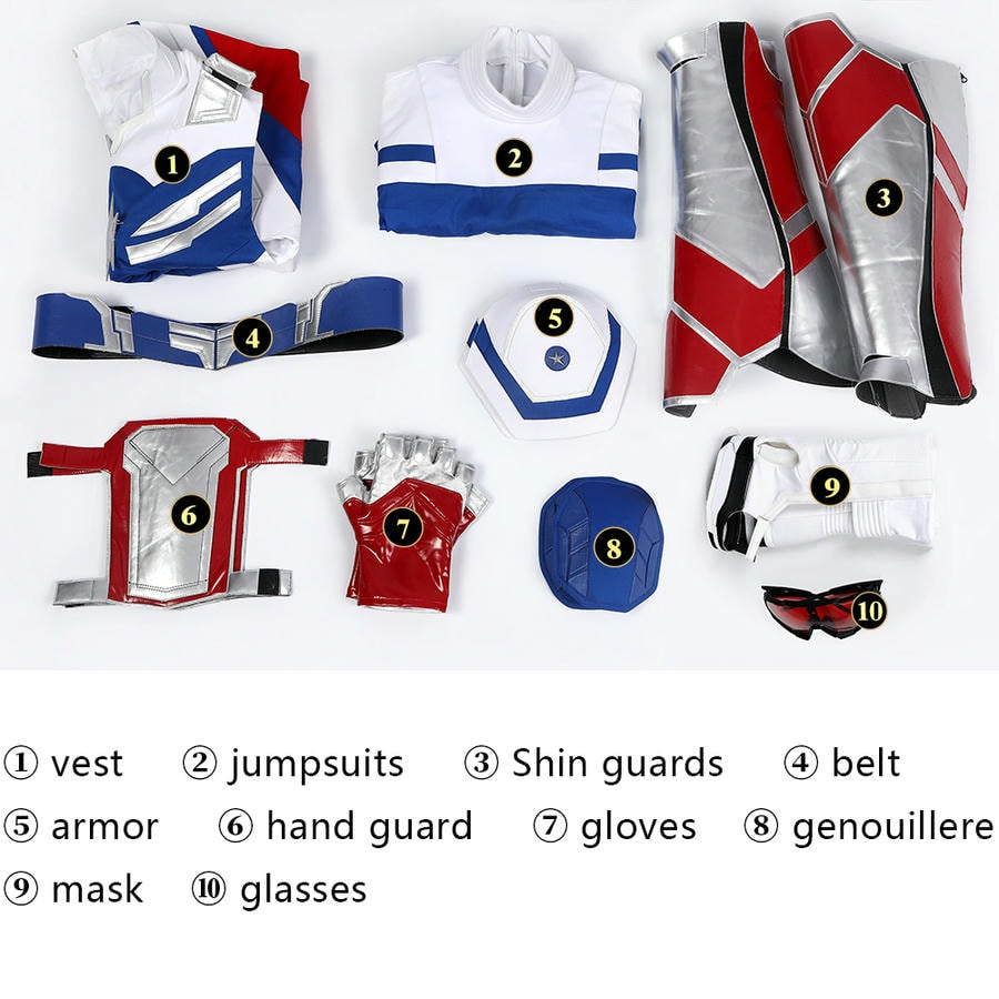 The Falcon and the Winter Soldier Sam Wilson Cosplay Costume | Marvel Outfit