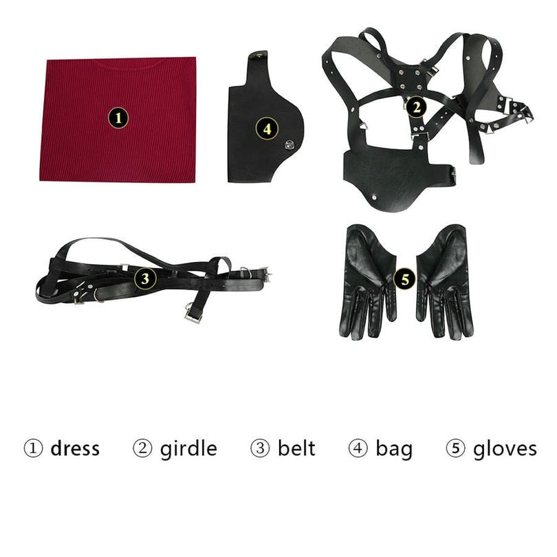 Resident Evil 4 Remake Ada Wong Cosplay Costume | Gaming Outfit