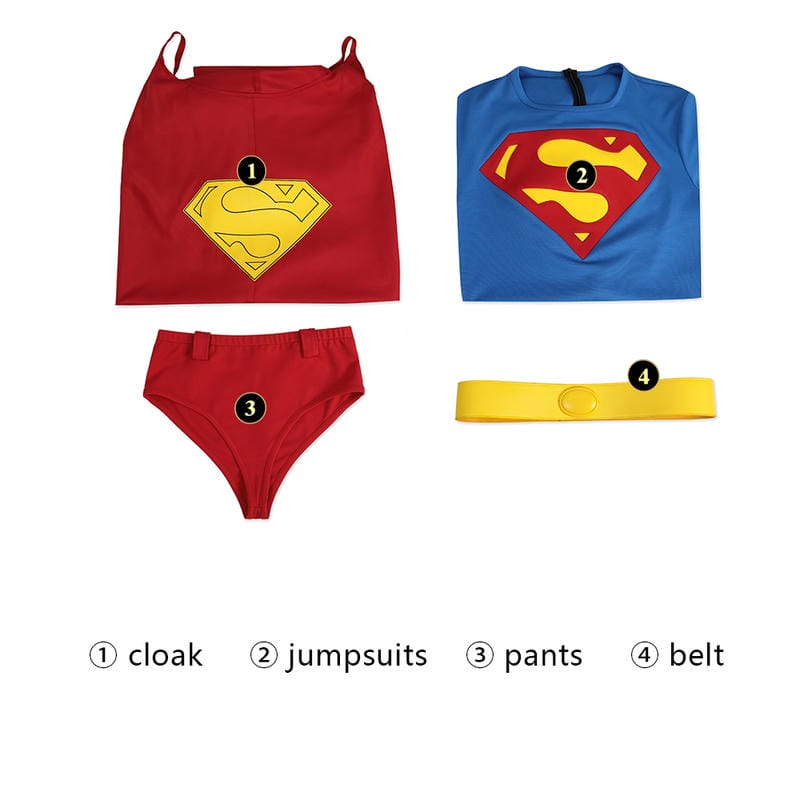 Christopher Reeve Superman 1978 Cosplay Costume | Movie Outfit