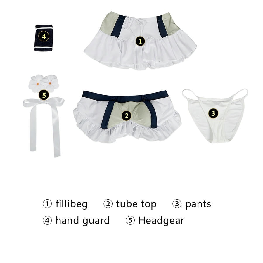 Final Fantasy VII Tifa Lockhart Swimsuit Cosplay Costume | Gaming Outfit