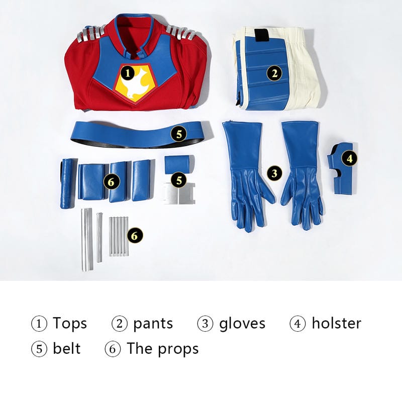 Peacemaker Season 1 Christopher Smith Cosplay Costume | DC Outfit