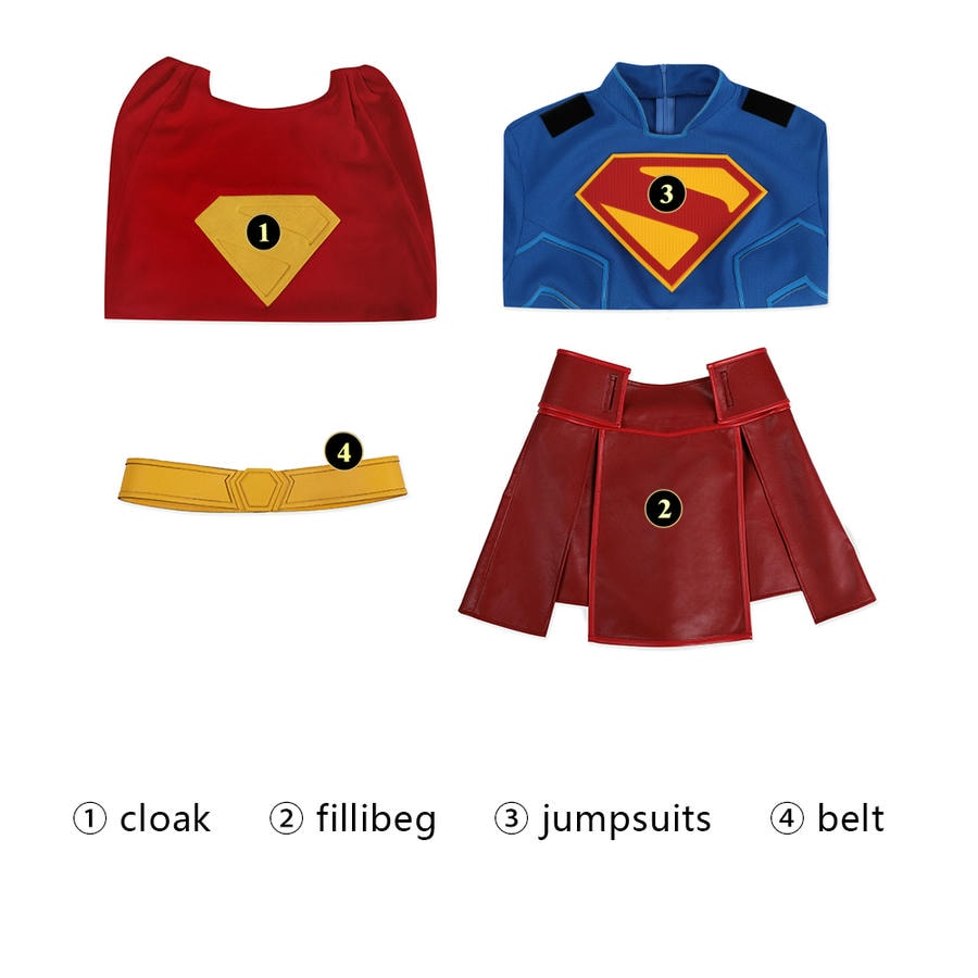 Superman Legacy Supergirl Cosplay Costume | DC Outfit