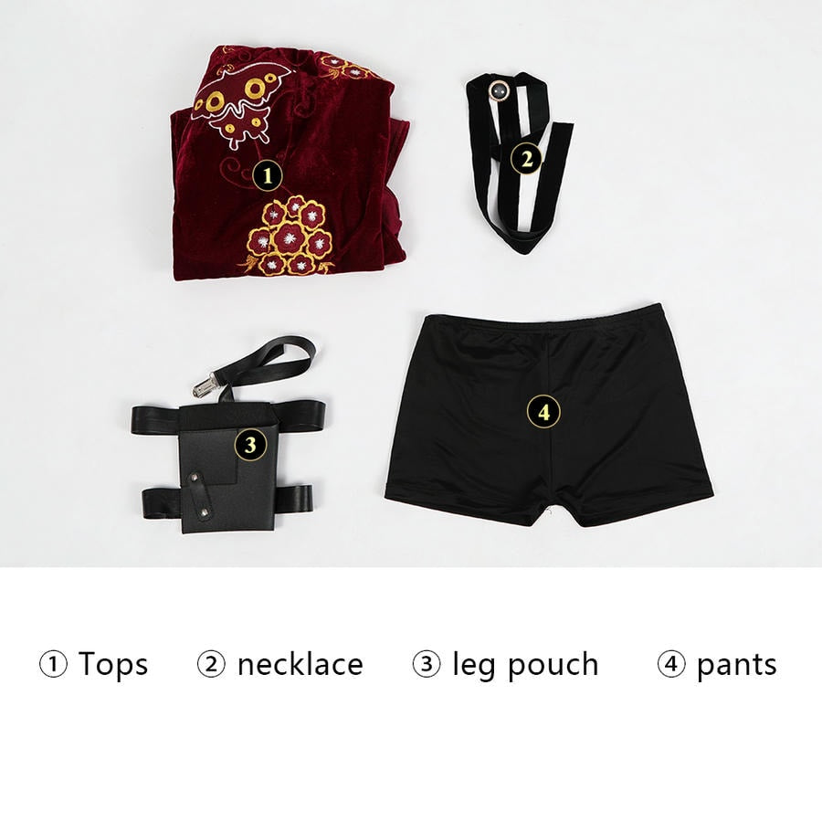Resident Evil 4 Remake Ada Wong Cheongsam V2 Cosplay Costume | Gaming Outfit