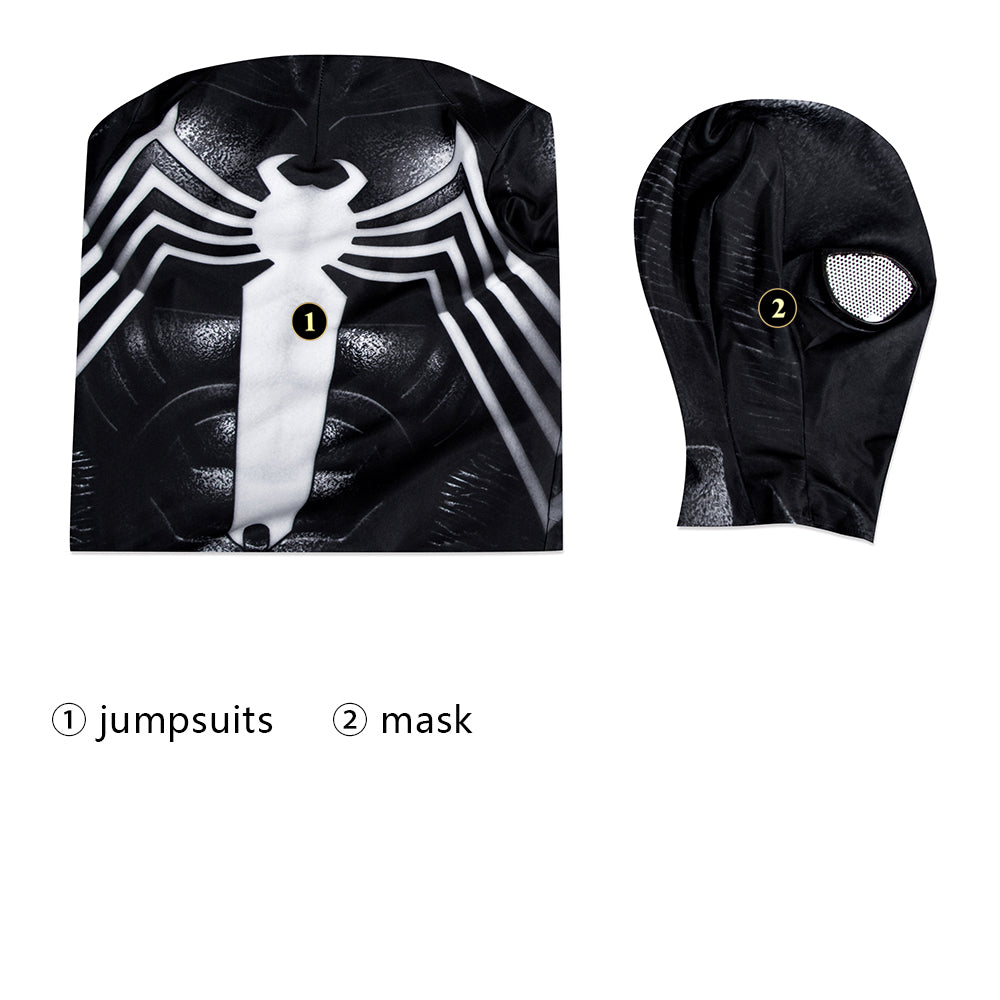 Kids Spider-Man 2 Black Suit Cosplay Costume | Marvel Outfit
