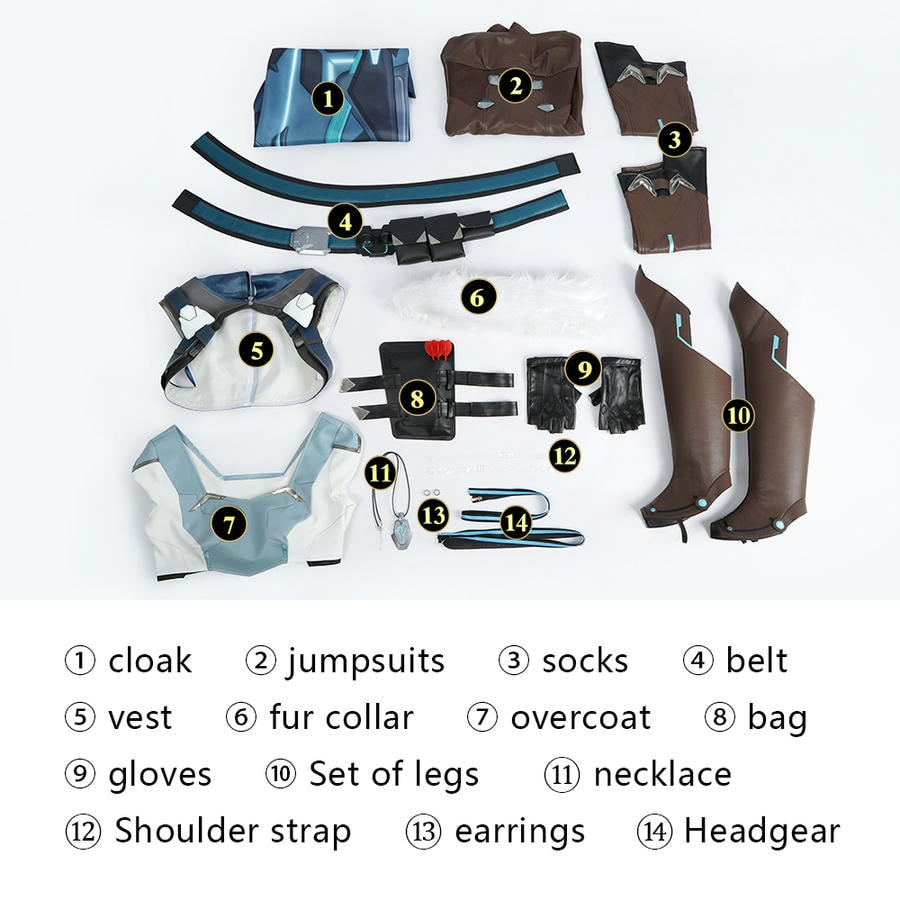 Overwatch 2 Freja Cosplay Costume | Gaming Outfit