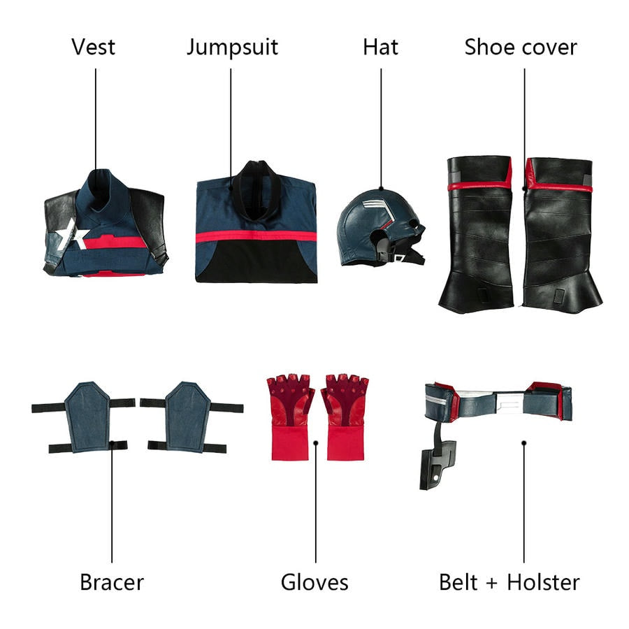 The Falcon and the Winter Soldier Cosplay Costume | Marvel Outfit