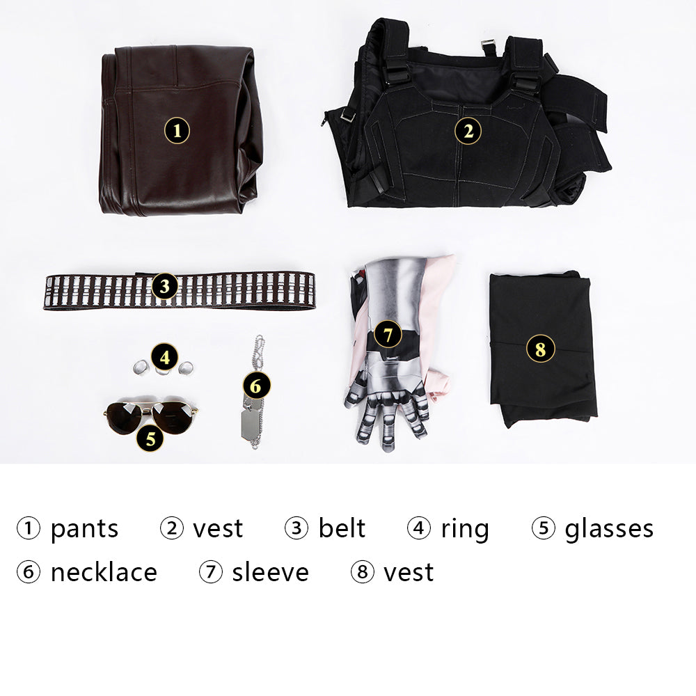 Costume de cosplay de Johnny Silverhand dans Cyberpunk 2077 | Tenue de jeu