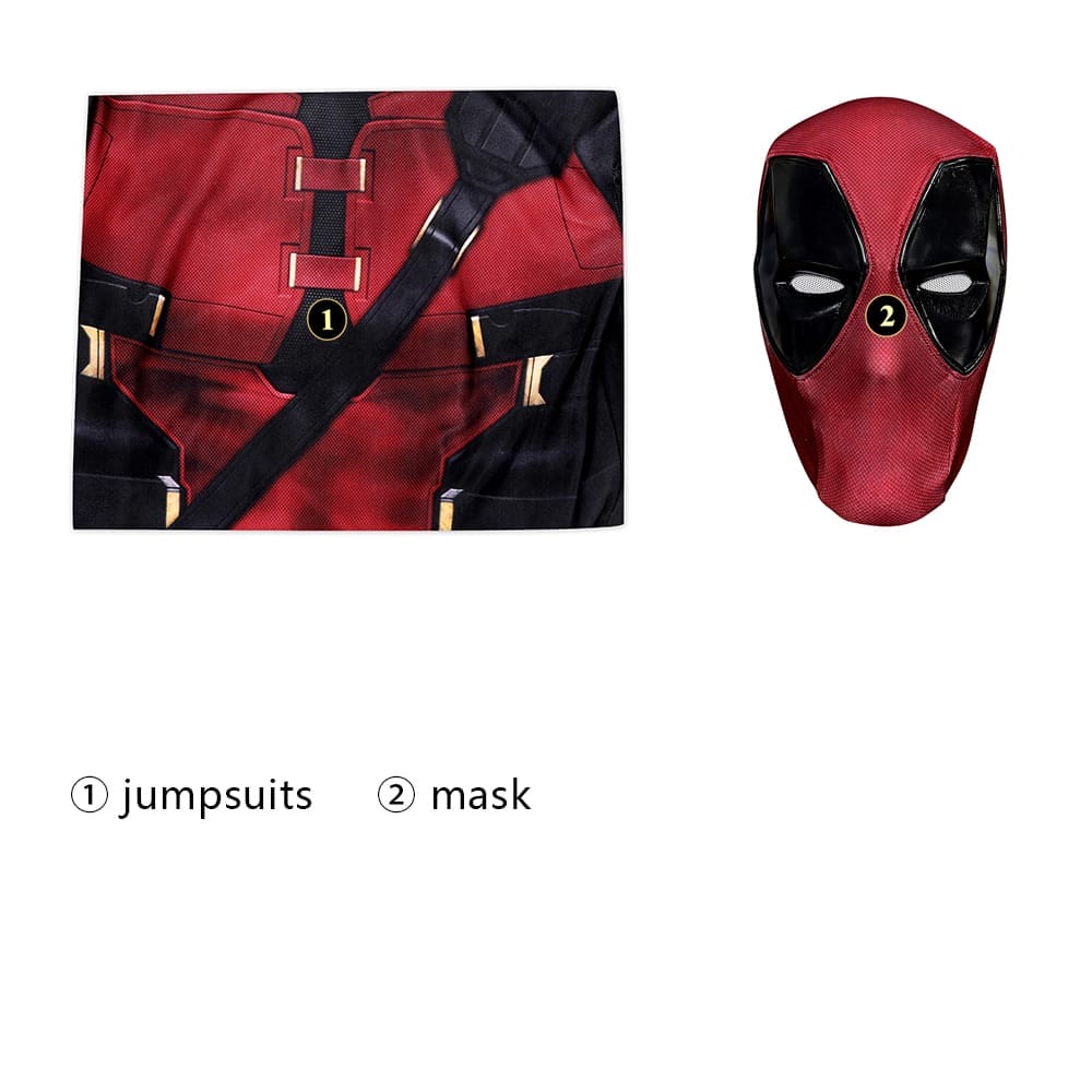 Marvel Deadpool 3 Wade Wilson Complete Cosplay Costume Outfit