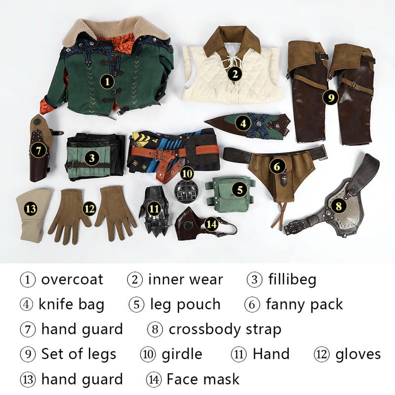 Monster Hunter Wilds Female Hope Cosplay Costume | Game Outfit