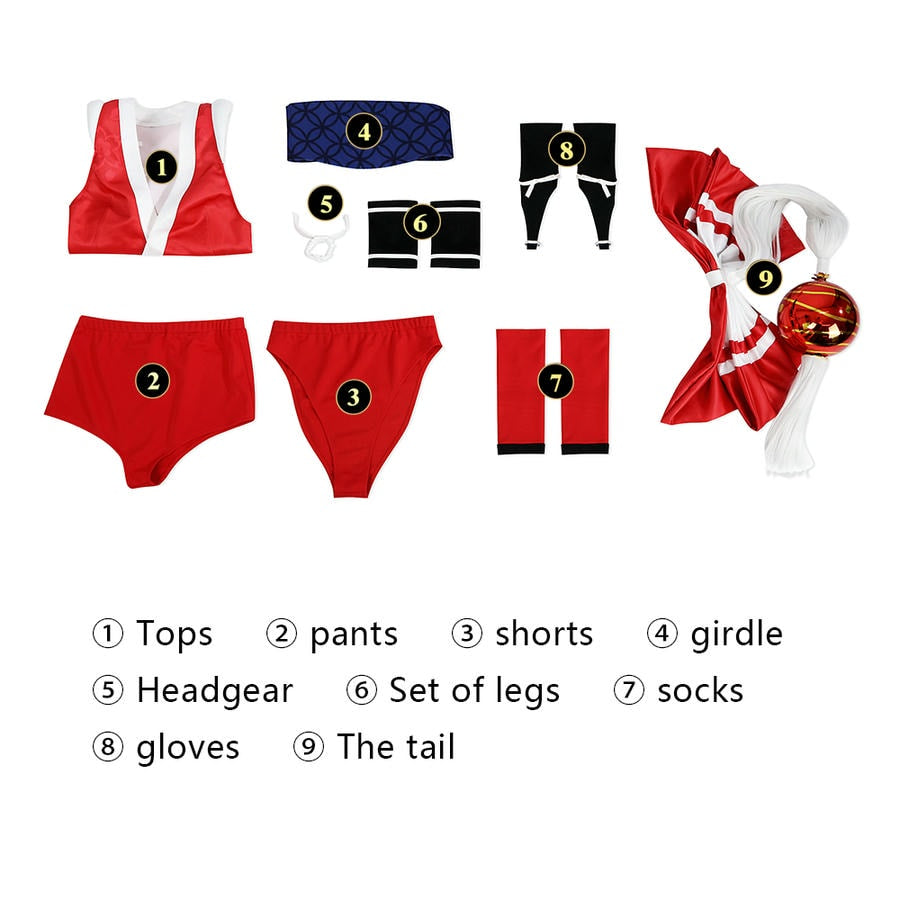 Street Fighter 6 Mai Shiranui Cosplay Costume | Gaming Outfit