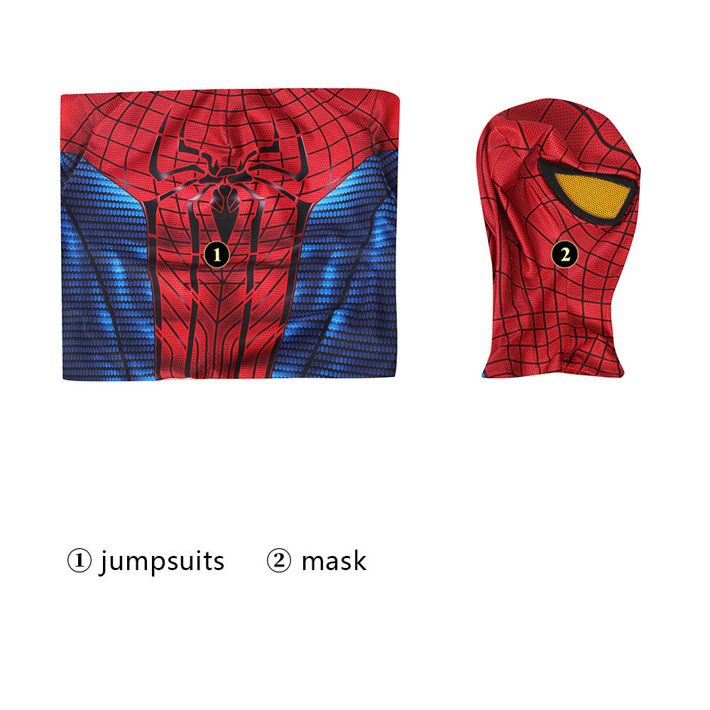 Marvel Spiderman PS5 Amazing Suit Complete Cosplay Costume Outfit