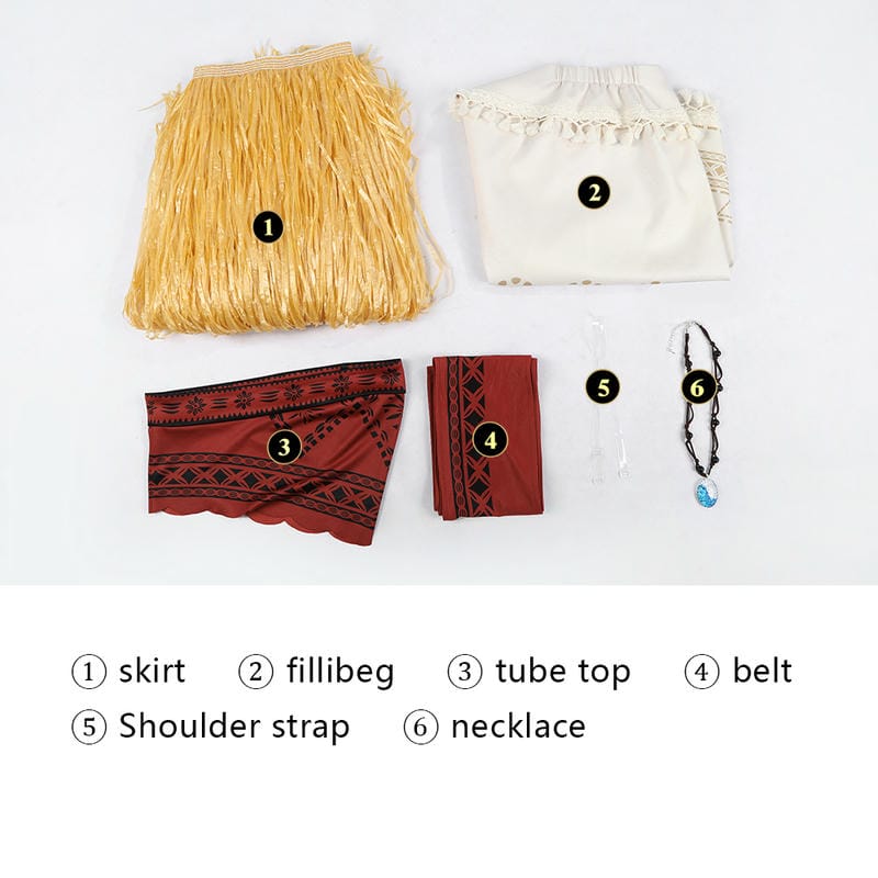 Moana Cosplay Costume | Movie Outfit