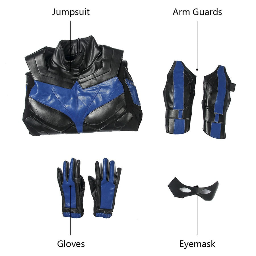 Titans Season 1 Nightwing Cosplay Costume | DC Outfit