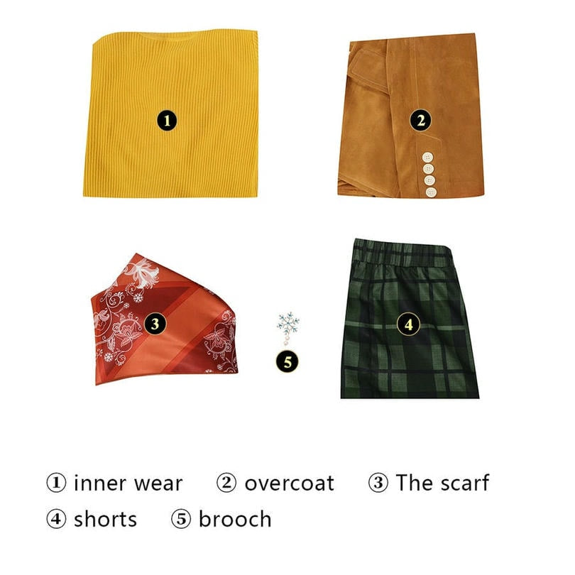 Resident Evil 4 Remake Ashley Graham Cosplay Costume | Gaming Outfit