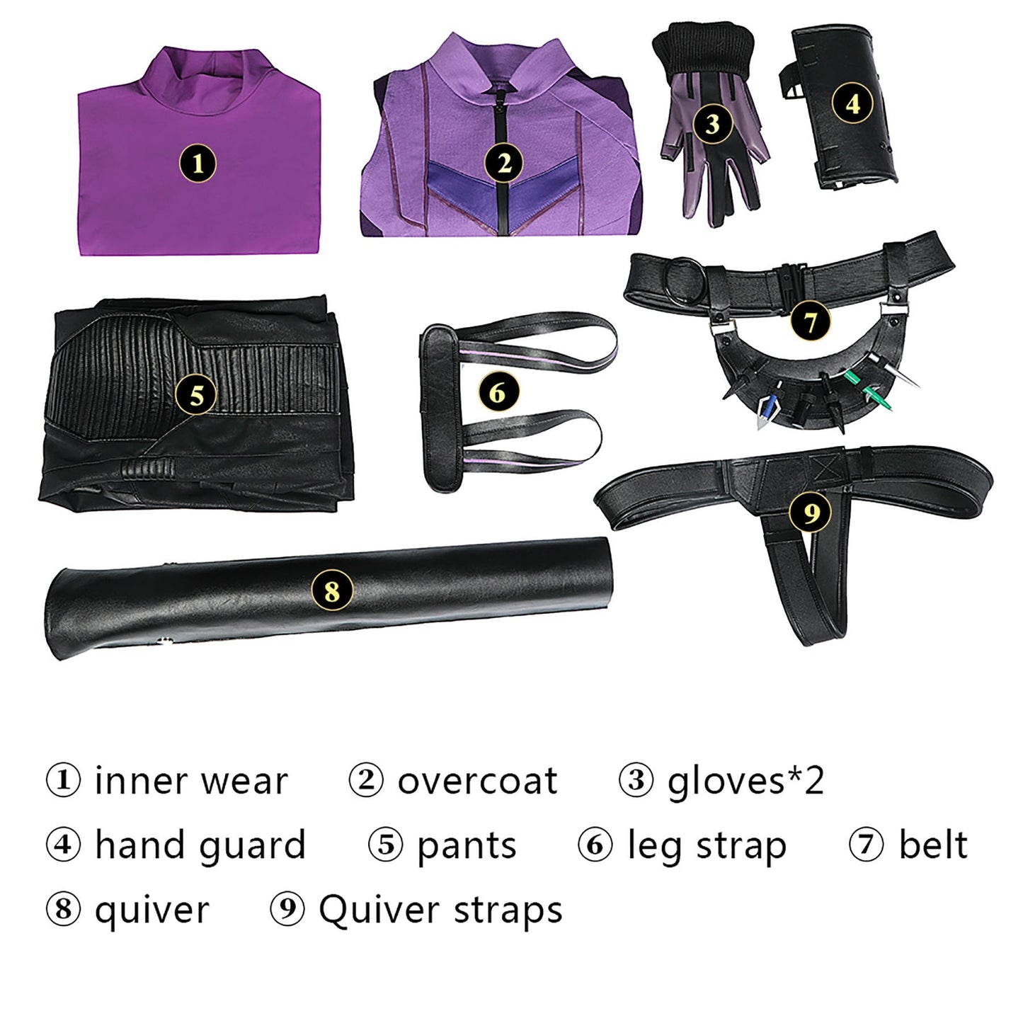 Hawkeye Kate Bishop Cosplay Costume | Marvel Outfit