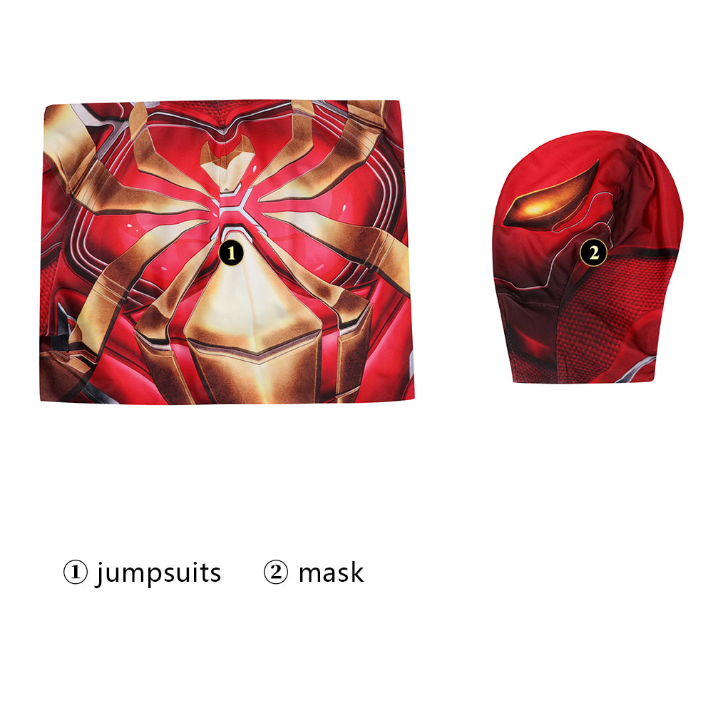 Spider-Man PS5 Iron Spider Suit Cosplay Costume | Marvel Outfit