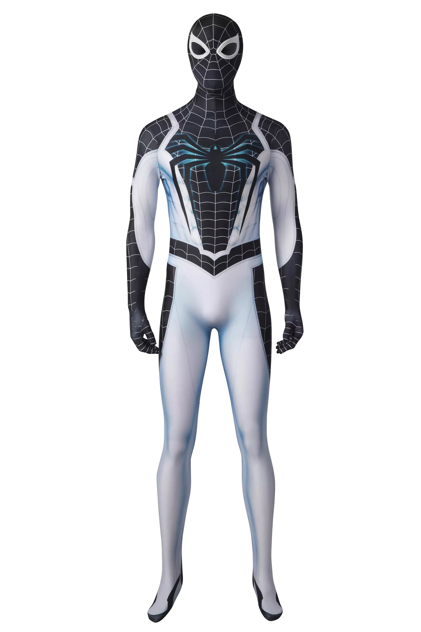 Marvel Spiderman PS5 Negative Suit Complete Cosplay Costume Outfit