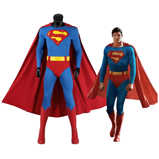 Christopher Reeve Superman 1978 Cosplay Costume | Movie Outfit