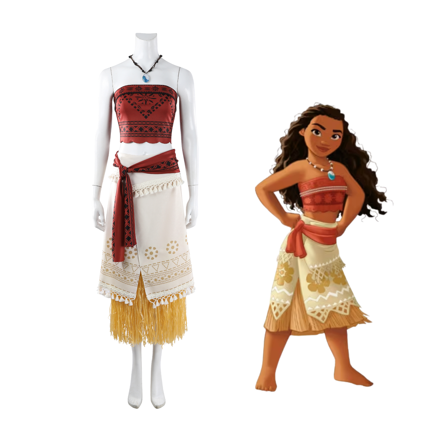 Moana Cosplay Costume | Movie Outfit