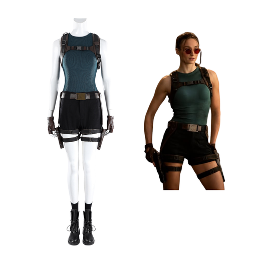 Tomb Raider Lara Croft Cosplay Costume | Game Outfit
