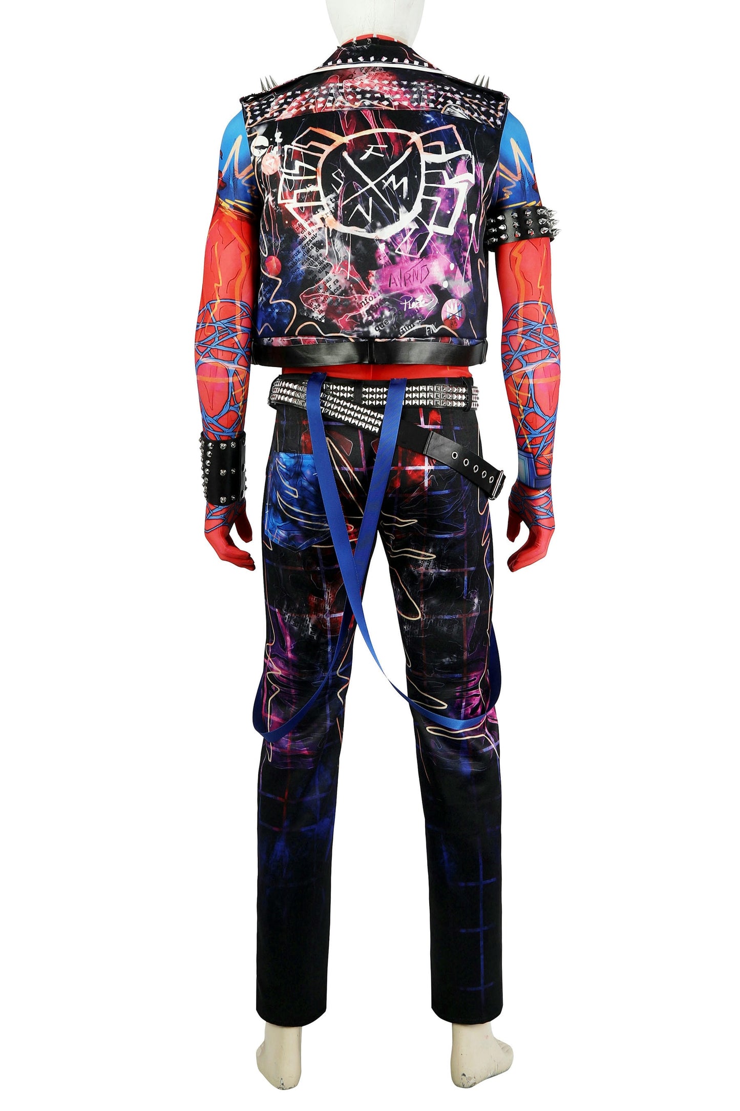 Spider-Man Spider-Punk Hobart Brown Cosplay Costume | Marvel Outfit