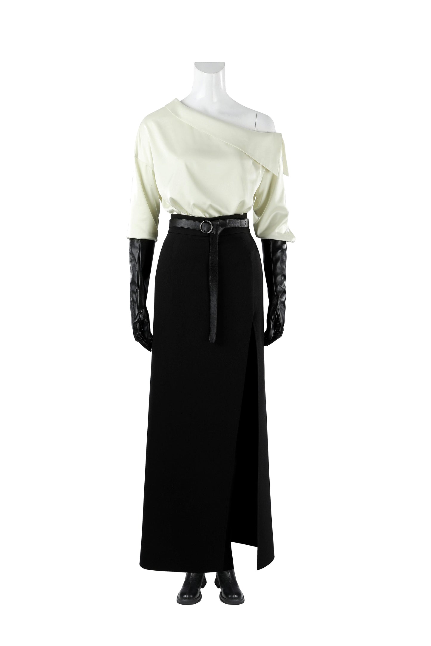 Resident Evil Requiem Grace Black Dress Custom Cosplay Shoes | Gaming Footwear