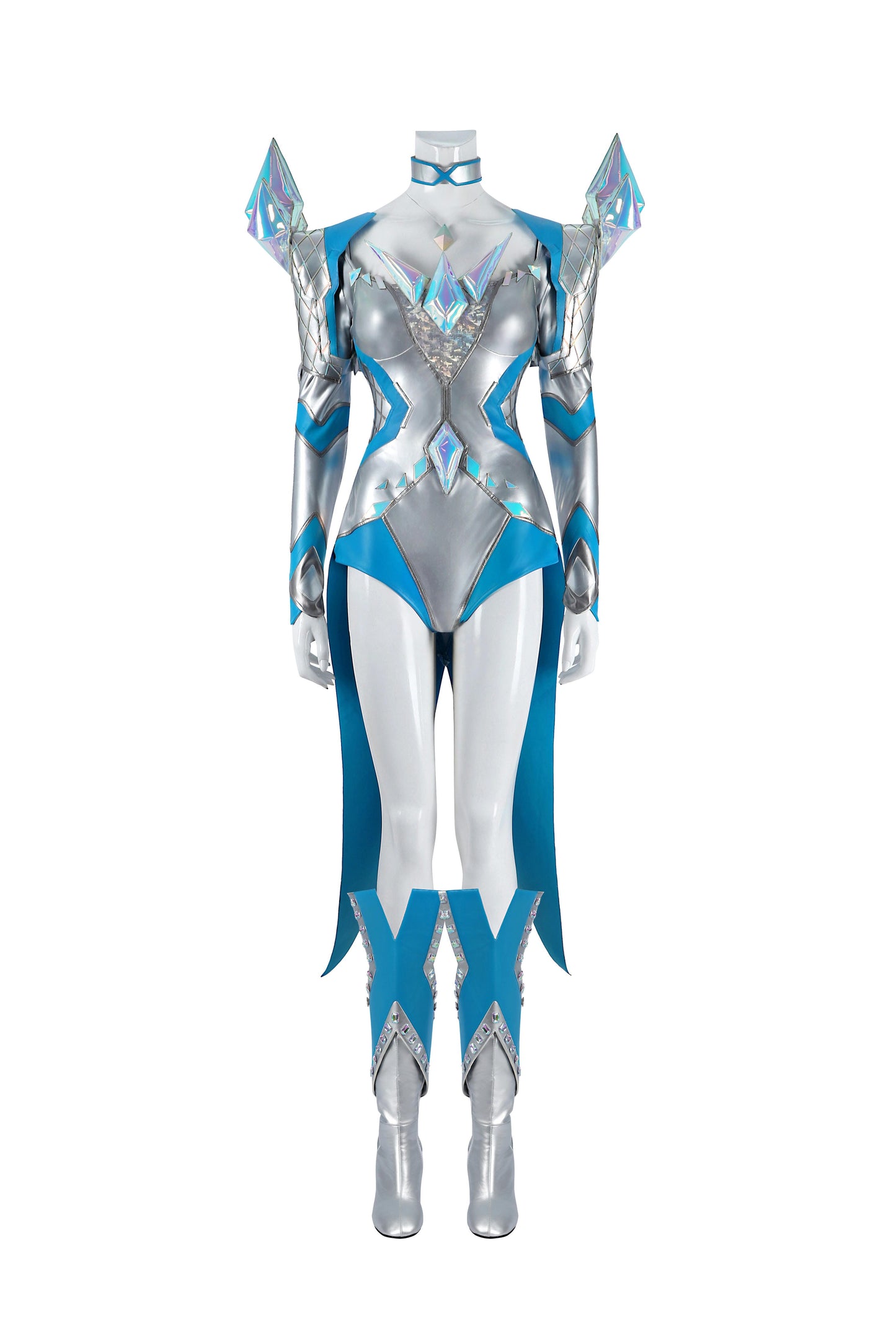 Chaussures de cosplay personnalisées Marvel Rivals Reine Blanche Emma Frost | Chaussures de jeu