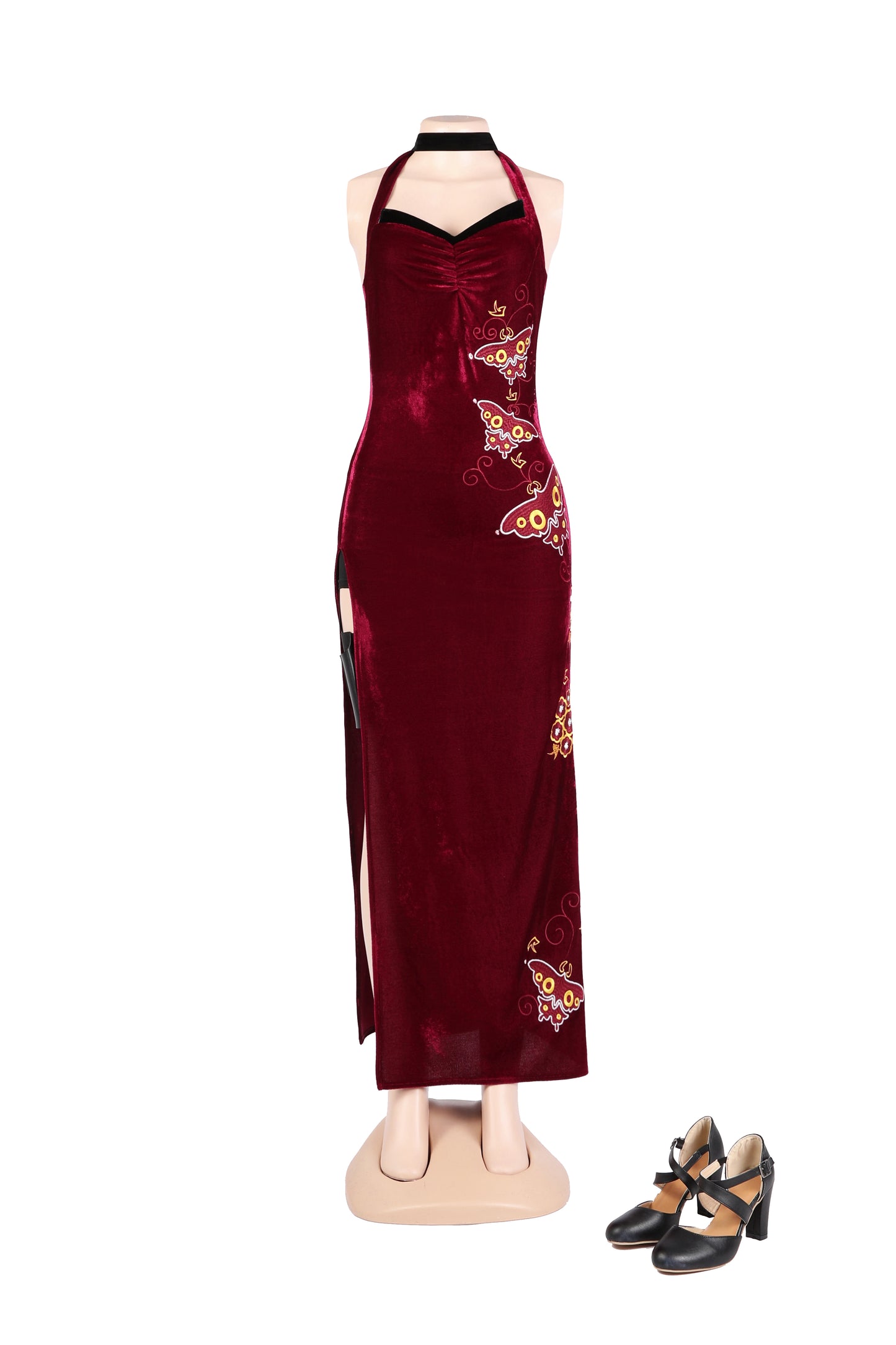 Resident Evil 4 Remake Ada Wong Cheongsam V2 Custom Cosplay Shoes | Gaming Footwear