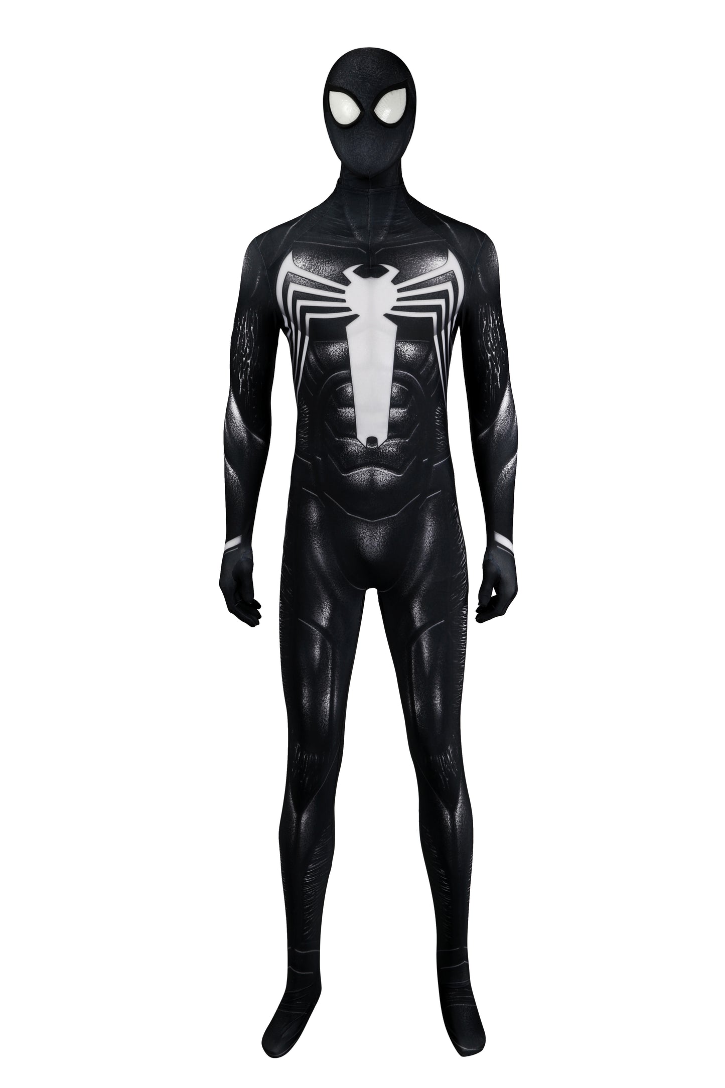 Marvel Spiderman 2 Black Suit Complete Cosplay Costume Outfit