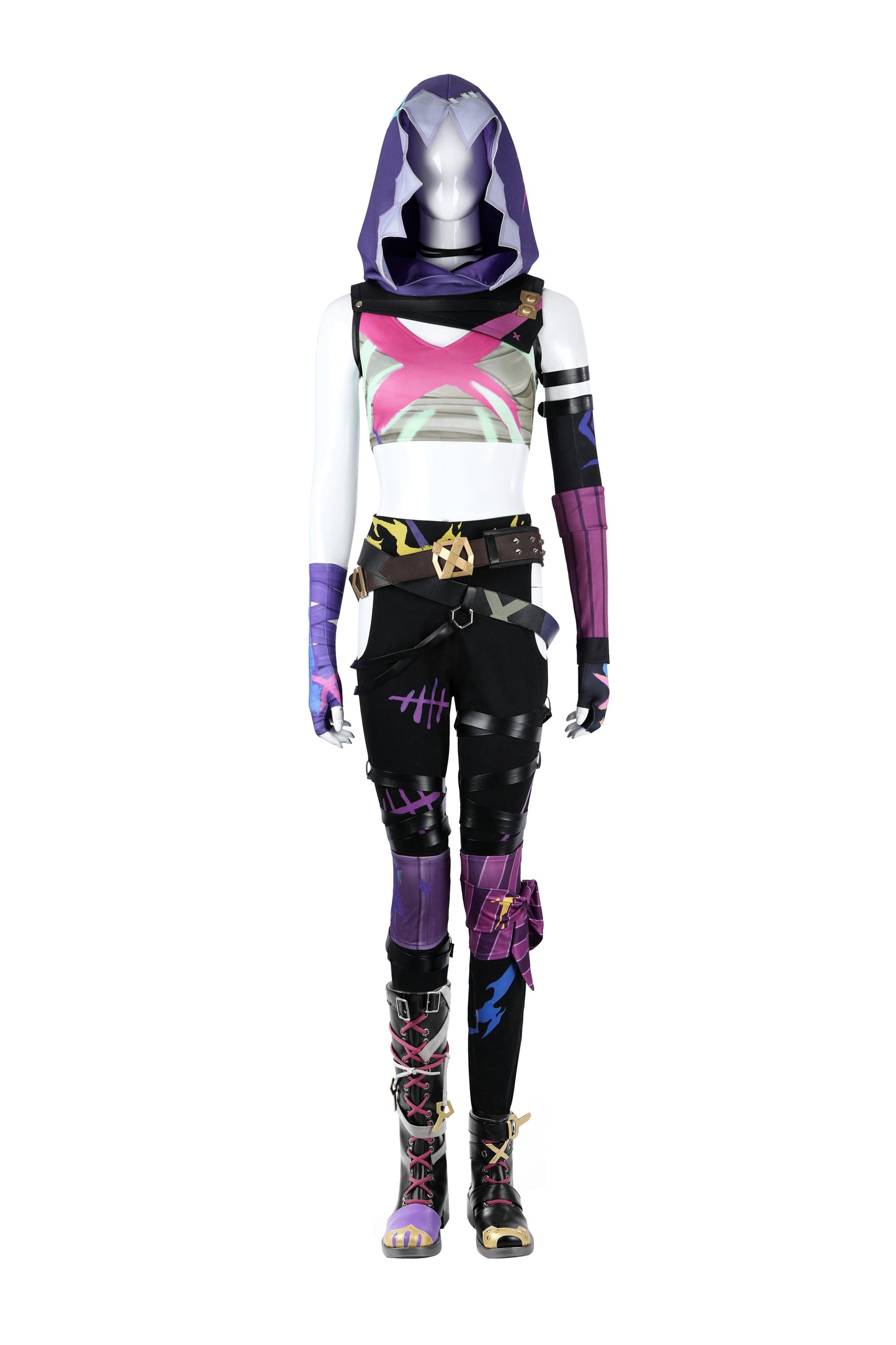 Arcane League of Legends Season 2 Jinx Custom Cosplay Shoes | Anime Footwear