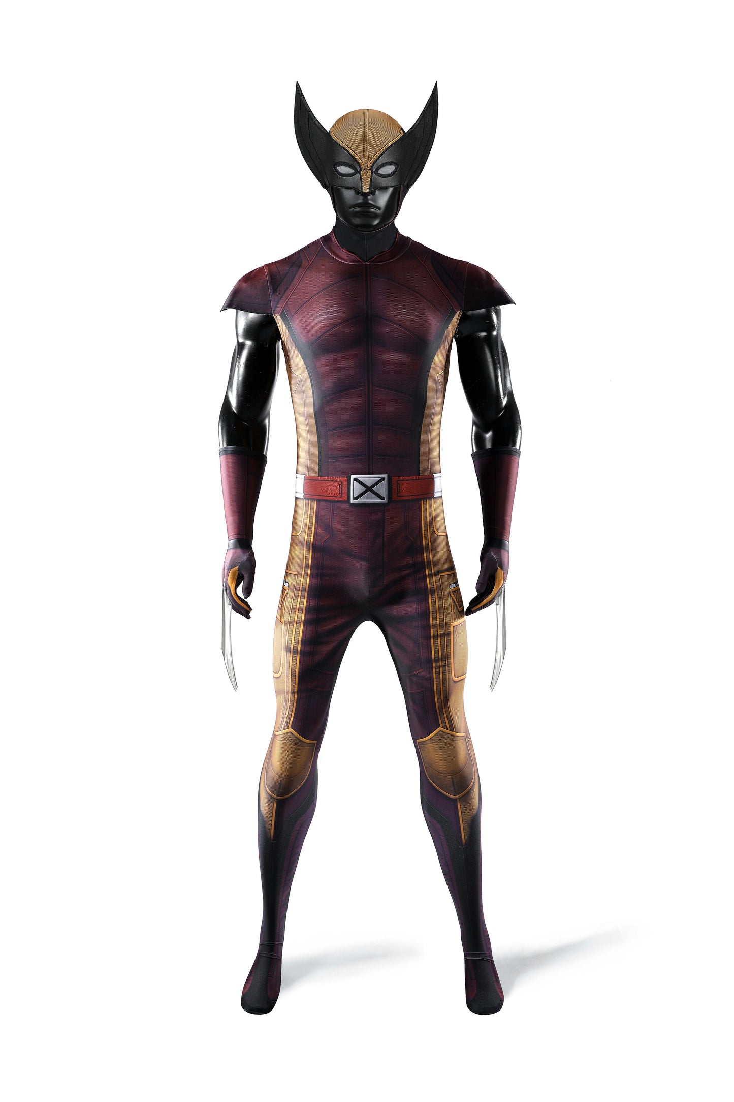 Deadpool & Wolverine Brown Suit Cosplay Costume | Movie Outfit
